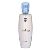 Ajmal Raindrops perfume for women in a clear bottle with blue cap from Visit the Ajmal Store